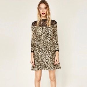 NWOT Zara Leopard Dress